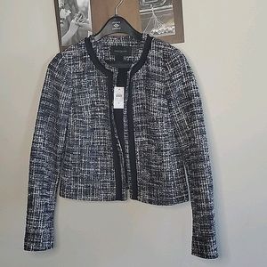 Black and white Ann Taylor Blazer size 4